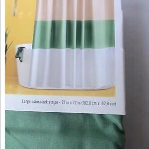 Room essentials Color Block Shower Curtain